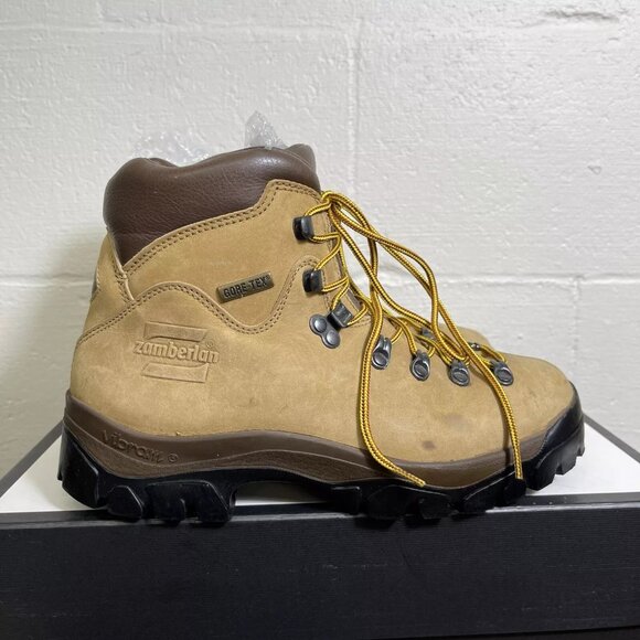 ZAMBERLAN Gore-Tex Leather Trail Hiking Boots Sz Women’s 7/Mens 6 Made In Italy - Picture 1 of 9